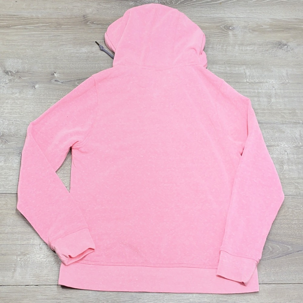 Kimes Ranch Hoodie Womens Small Pink Fleece Henley Western Logo Graphic Pullover - Picture 5 of 6